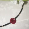 14K Gold-Filled Healing FLAME | Cinnabar Rose Necklace | LING LAN Jewelry flame.compress.DSC0730120260726 1957031