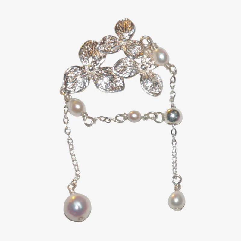 Jewelry Care Tips: Keep Your Handmade Pieces Shining Like New Dainty Sterling Silver Pearl Ring Dancing Chic ELARA for Wedding