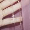 PEARL CROSS NECKLACE.SAINTLIORA.1