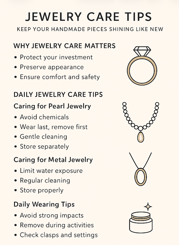Ling Lan Jewelry Care Tips