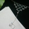 925 Sterling Silver ECHO Turquoise & Keshi Pearl Hand Chain echo7.DSC07961 1 1