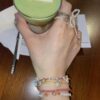DAYDREAM UNDERTOW – 14KGF Cord Beaded Pearl Bracelet undertow10.IMG 4667 1 1