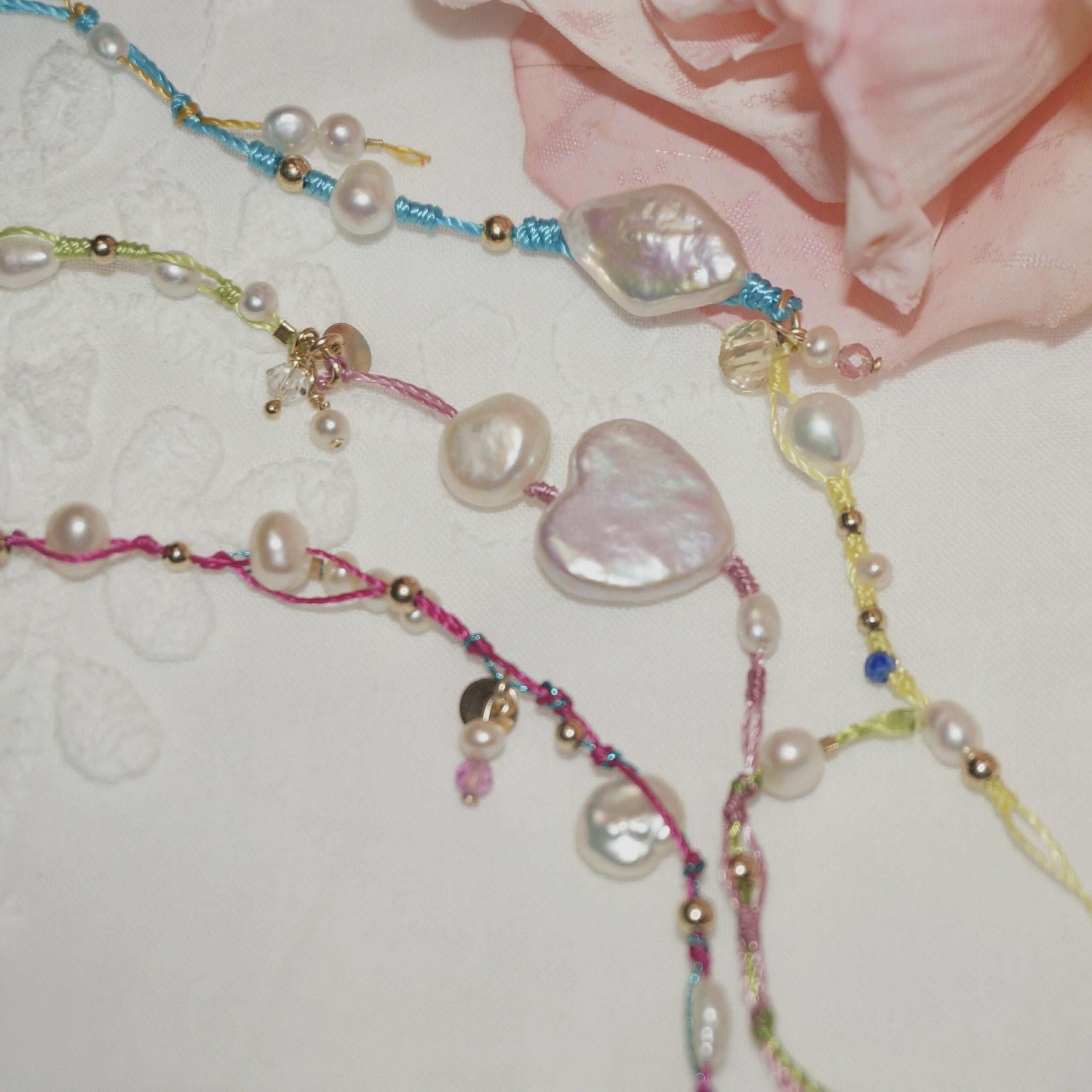DAYDREAM UNDERTOW – 14KGF Cord Beaded Pearl Bracelet undertow6.IMG 274820261017 222146 6 scaled