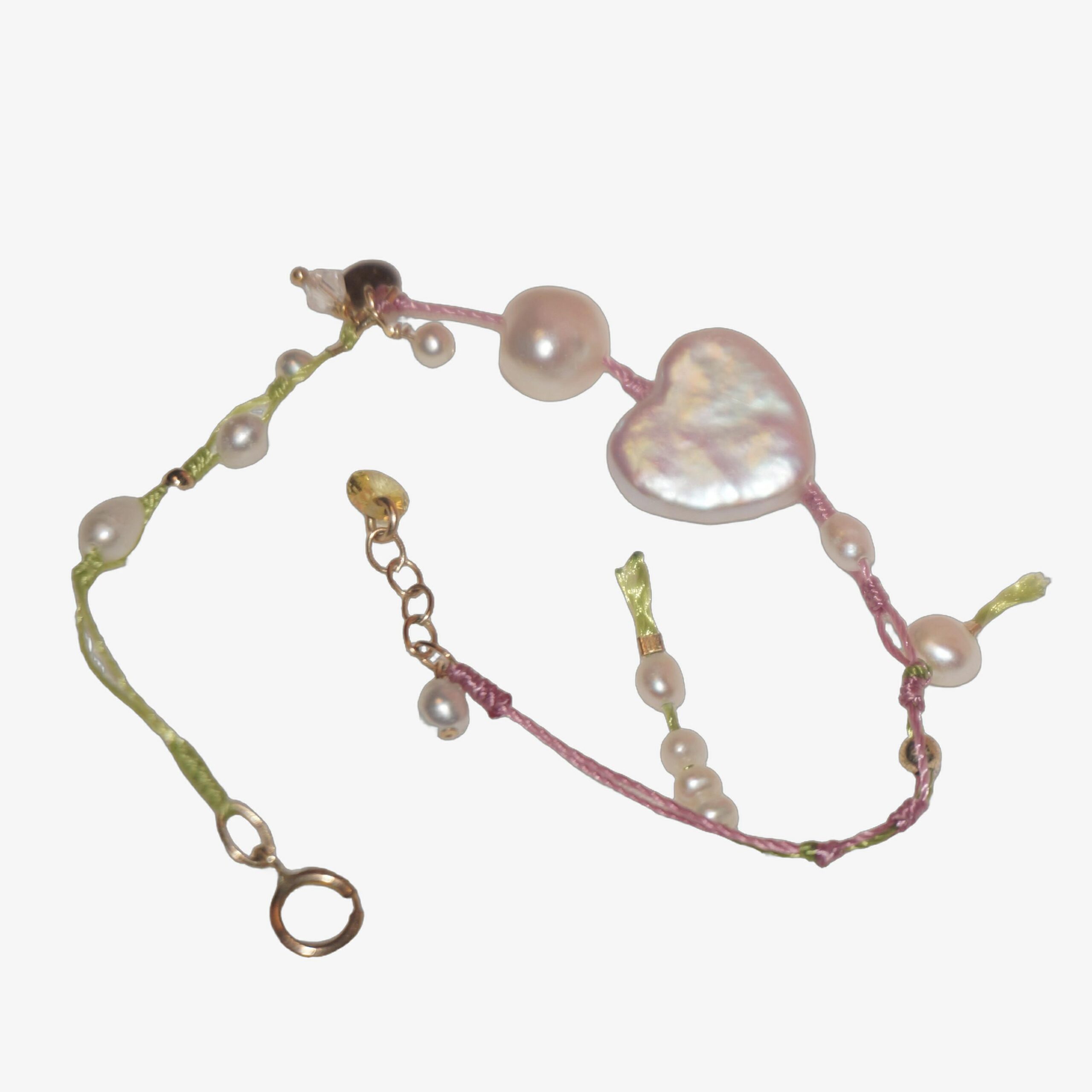 Modern 14K Gold-filled DAYDREAM WILLOW – Heart Baroque Pearl Bracelet willow.nb .DSC0590120261017 203814 background f6f6f6 scaled